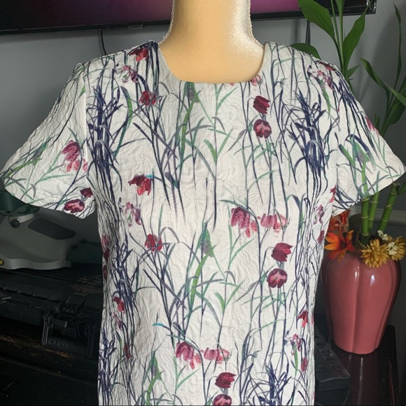 Anthropologie | Anthro Sam & Lavi Jacquard Bijou Floral Dress Size: S - Picture 2 of 10